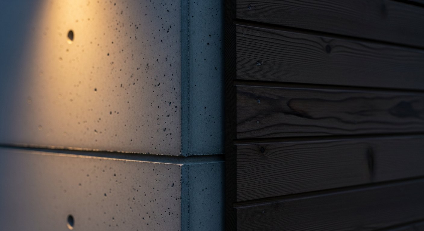 Premium residential entry and facade with warm arrival lighting